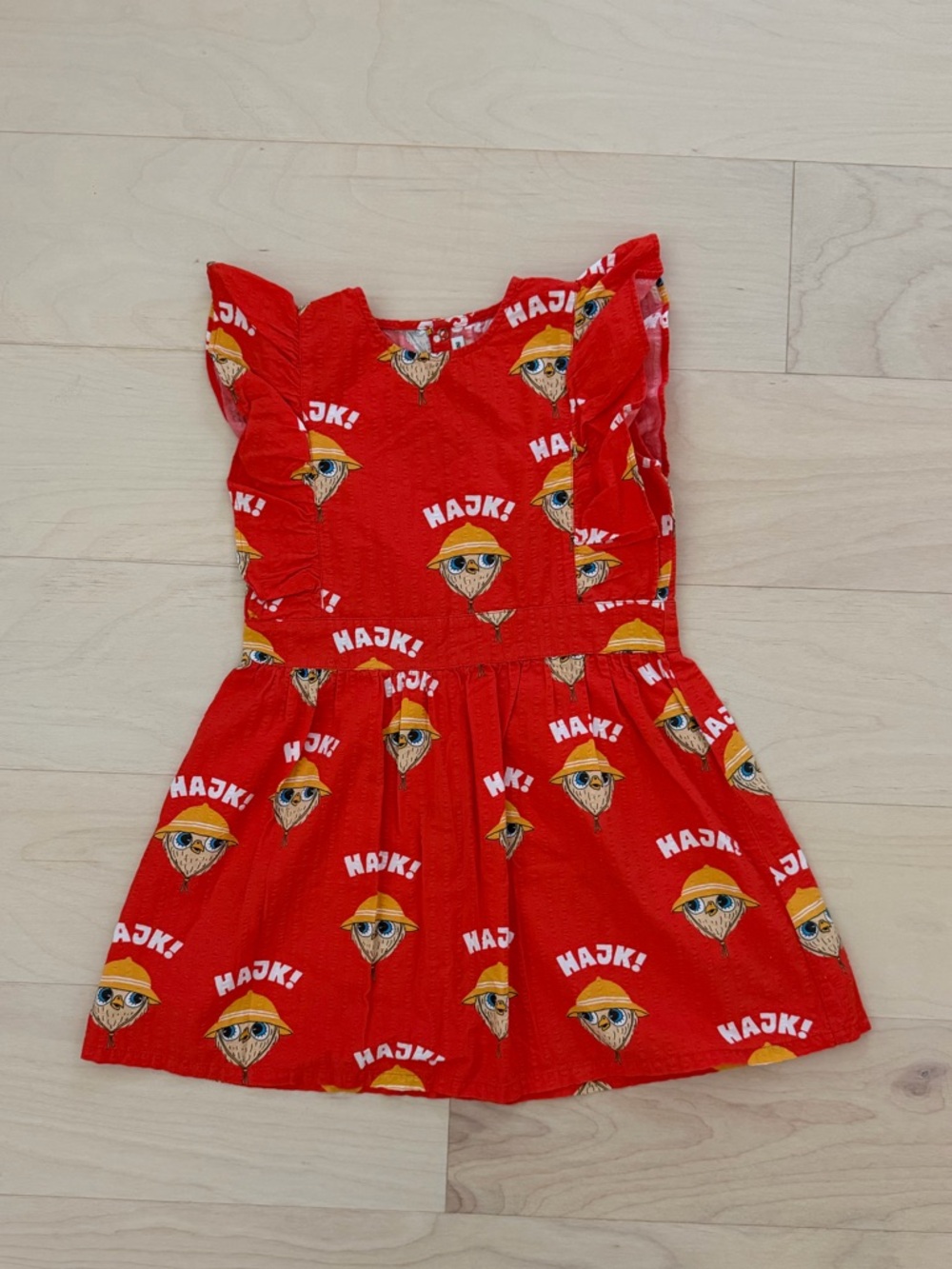 Mini Rodini hiker owl print dress - Picture 3 of 7